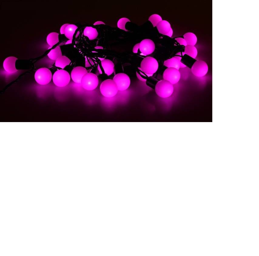 Гирлянда ШАР LED LQ-8 100л 15х15см ШАРИК фиол.