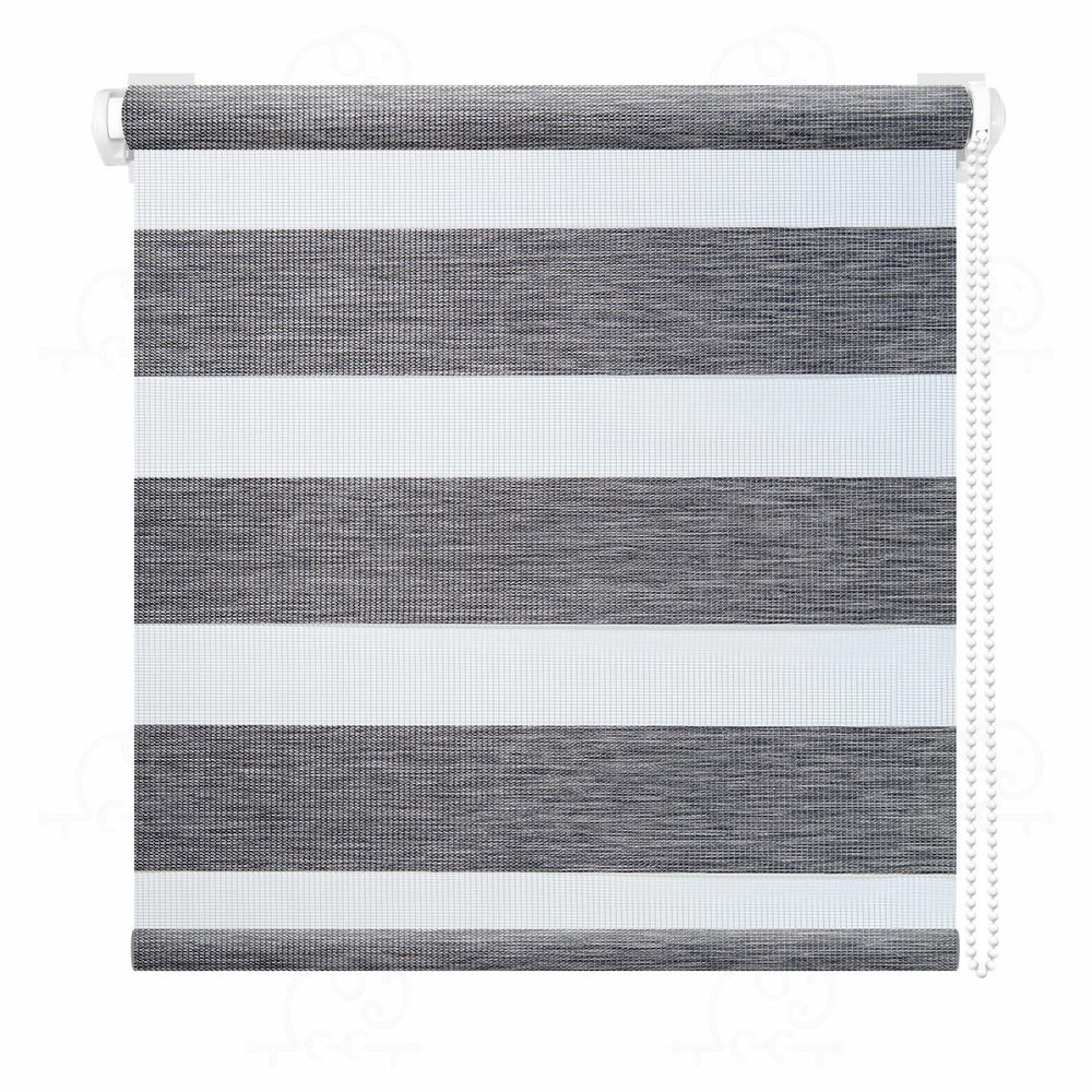 Рулонная штора Вудэн (014.06) Темно-серый 48x160 см