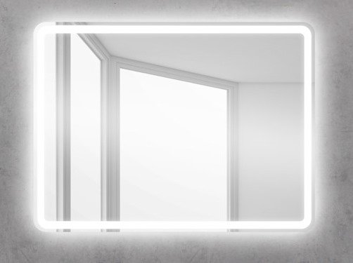 Зеркало SPC-MAR-900-800-LED-BTN 12W 900×30×800